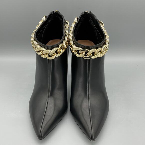 NEW I.N.C. Women’s Radeyah Pointed Toe Chain Booties Black Size 10M - Picture 3 of 11